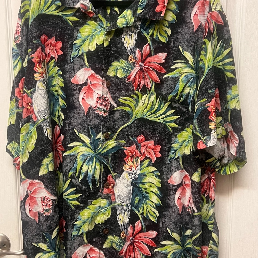 Men’s 3XL Tommy Bahama Silk Hawaiian Shirt